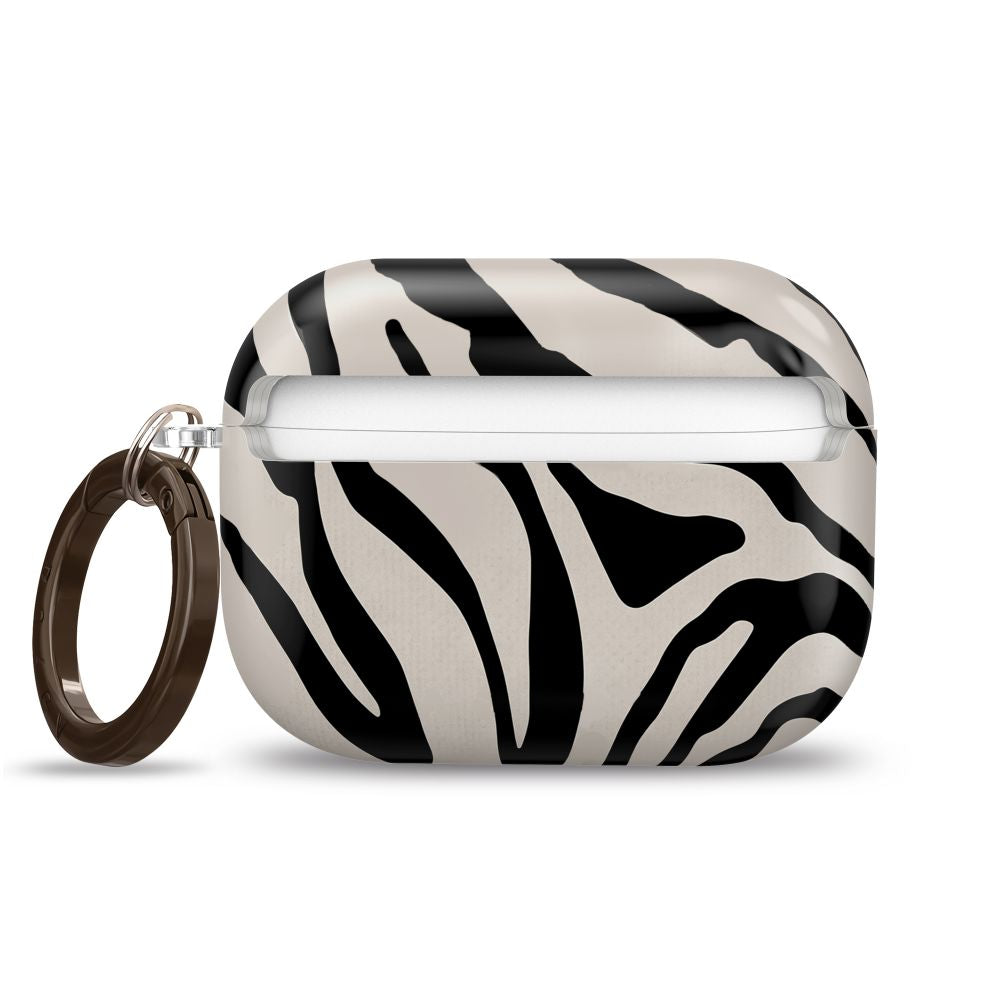 Tech-Protect Lamano dėklas AirPods Pro 3 - juodas ir smėlio spalvos -- AirPods Pro 3