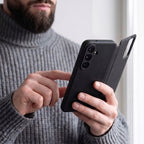 Tech-Protect Smart Wallet dėklas Samsung Galaxy S26 FE - matinis juodas -- Samsung Galaxy S26 FE