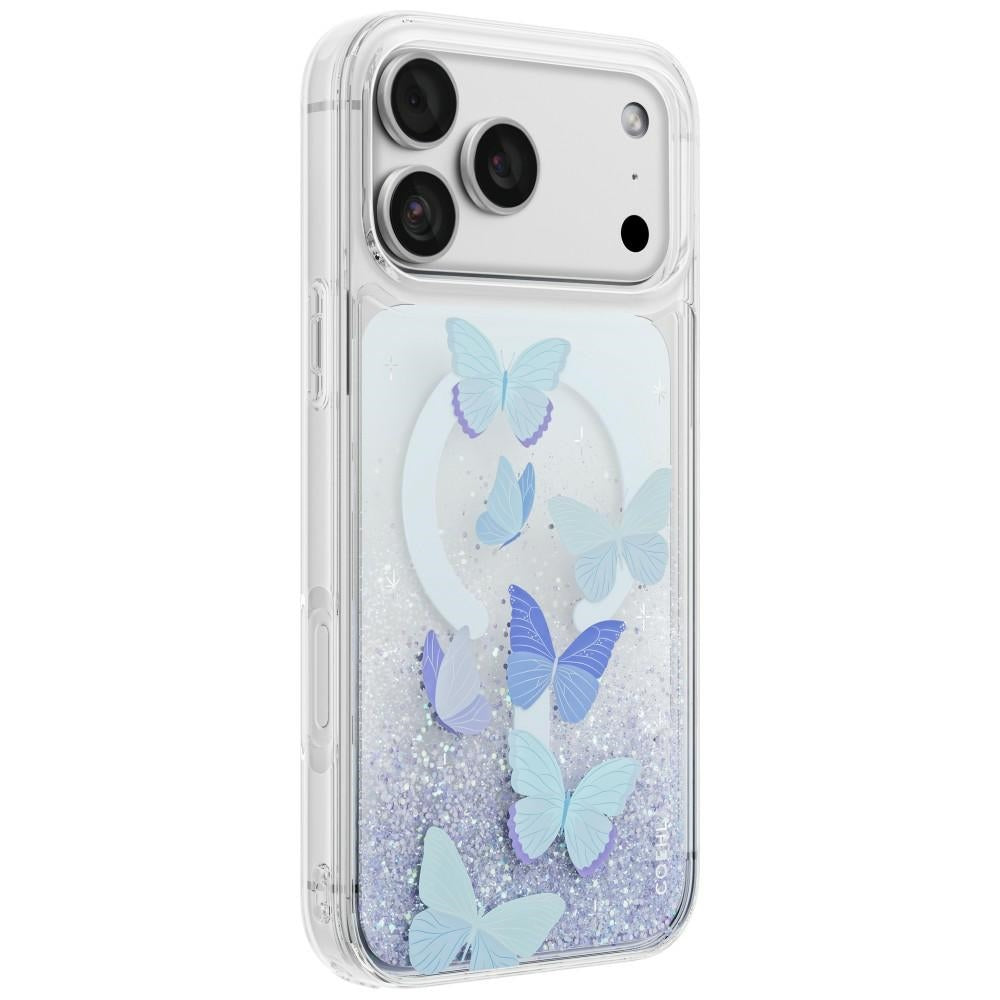 Uniq Coehl Aria magnetinis krūvimo dėklas iPhone 18 Pro Max / 17 Pro Max - mėlynas -- iPhone 18 Pro Max / iPhone 17 Pro Max