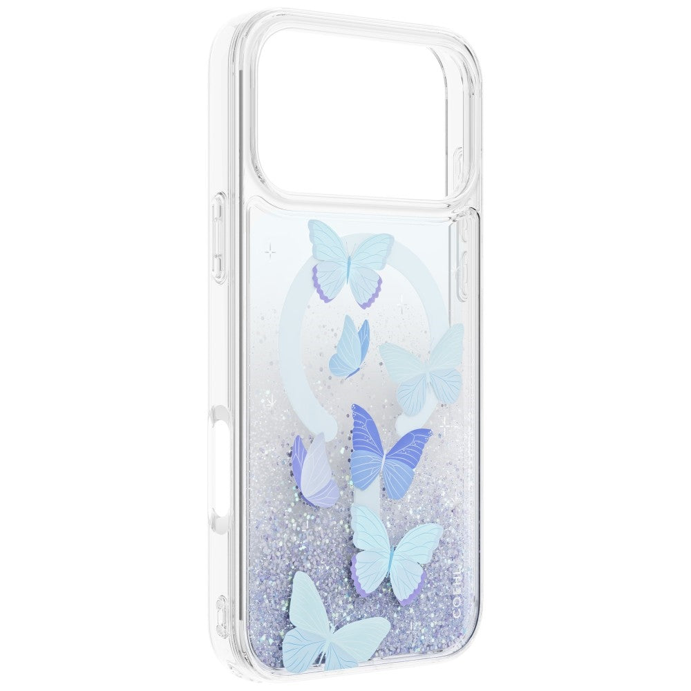 Uniq Coehl Aria magnetinis krūvimo dėklas iPhone 18 Pro Max / 17 Pro Max - mėlynas -- iPhone 18 Pro Max / iPhone 17 Pro Max