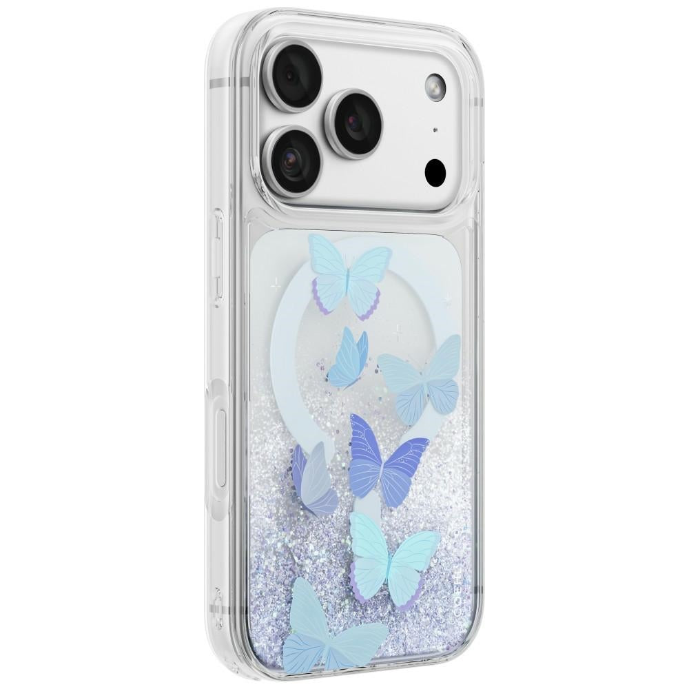 Uniq Coehl Aria magnetinis įkrovimo dėklas skirtas iPhone 18 Pro / 17 Pro - mėlynas -- iPhone 18 Pro / iPhone 17 Pro