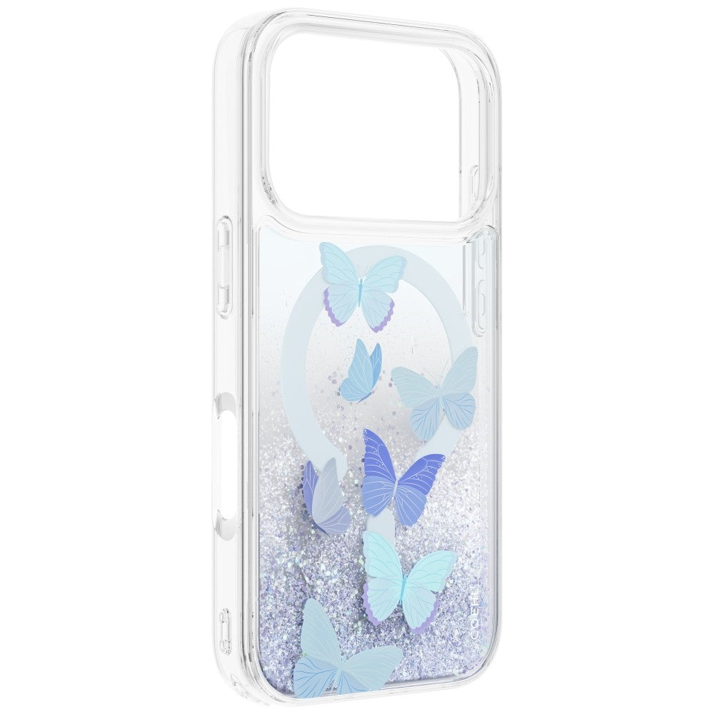 Uniq Coehl Aria magnetinis įkrovimo dėklas skirtas iPhone 18 Pro / 17 Pro - mėlynas -- iPhone 18 Pro / iPhone 17 Pro