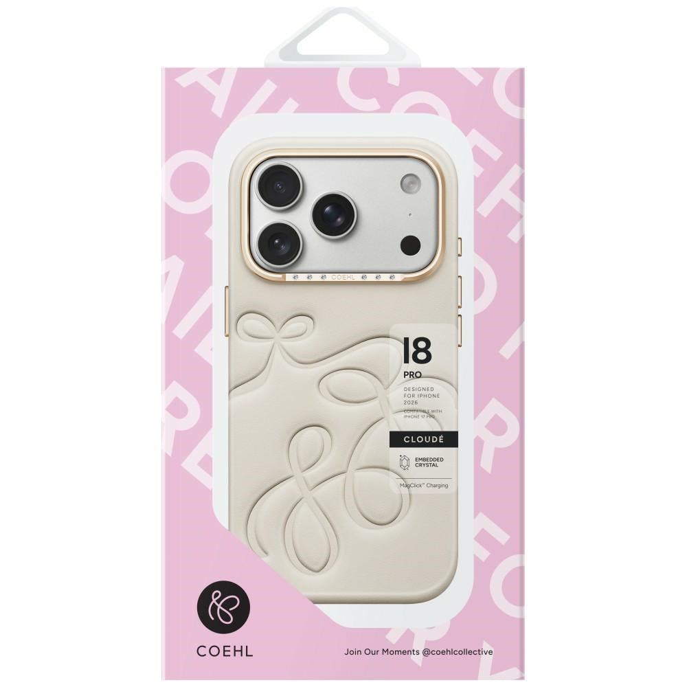 Uniq Coehl Cloude magnetinis įkrovimo dėklas skirtas iPhone 18 Pro / 17 Pro - smeltė -- iPhone 18 Pro / iPhone 17 Pro