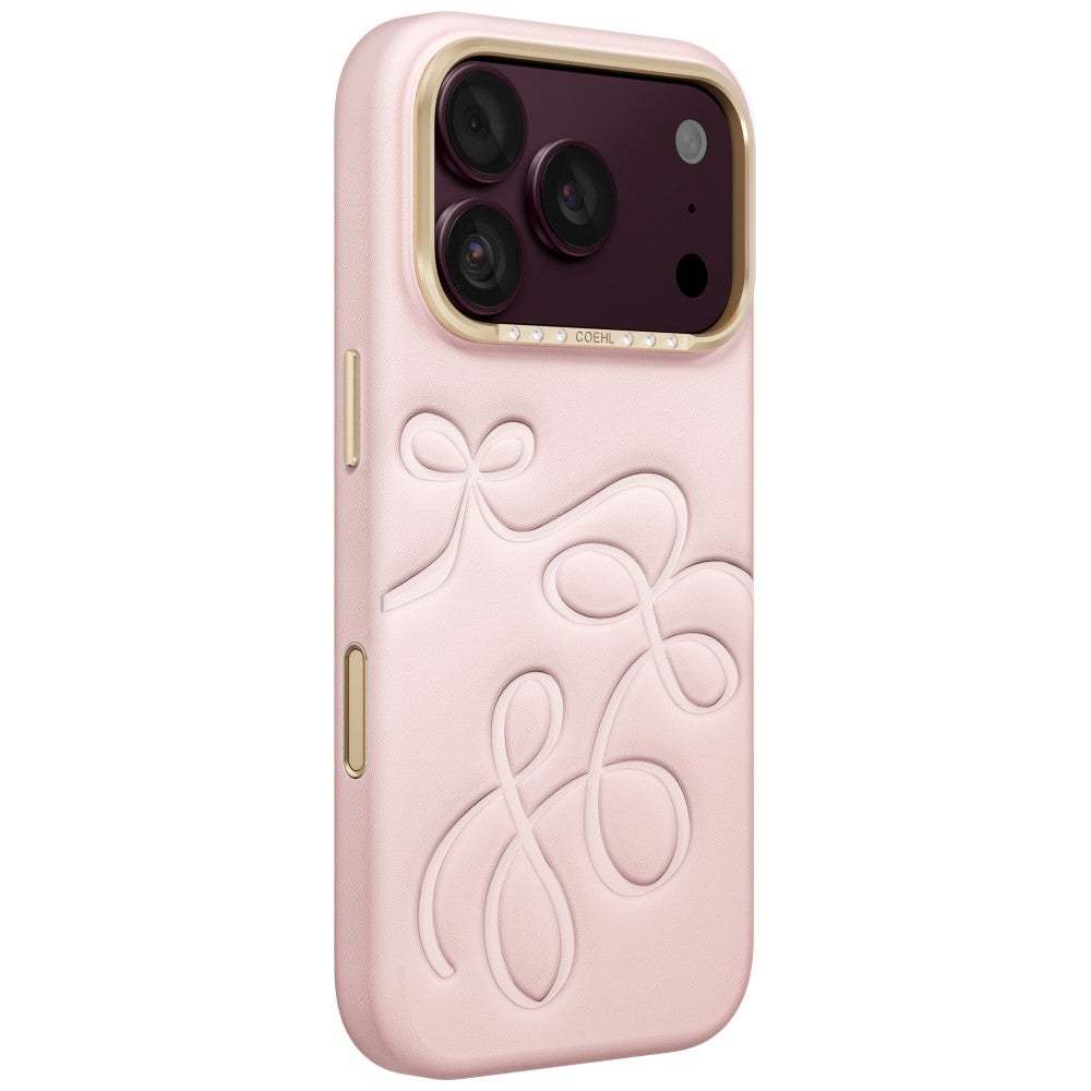 Uniq Coehl Cloude magnetinis įkrovimo dėklas skirtas iPhone 18 Pro / 17 Pro - rožinė -- iPhone 18 Pro / iPhone 17 Pro