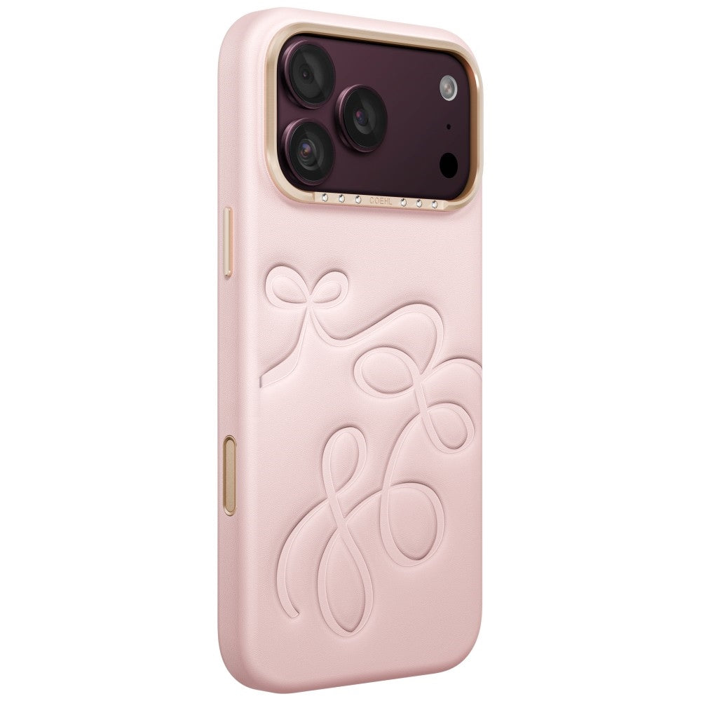Uniq Coehl Cloude magnetinis įkrovimo dėklas iPhone 18 Pro Max / 17 Pro Max - Rožinis -- iPhone 18 Pro Max / iPhone 17...