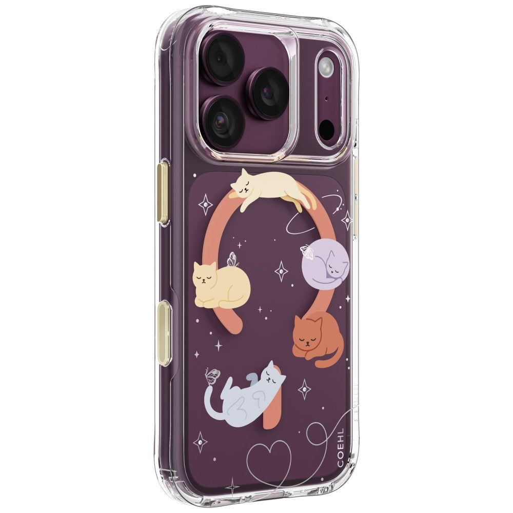 Uniq Coehl Elysie magnetinis įkrovimo dėklas iPhone 18 Pro / 17 Pro - daugiarama -- iPhone 18 Pro / iPhone 17 Pro