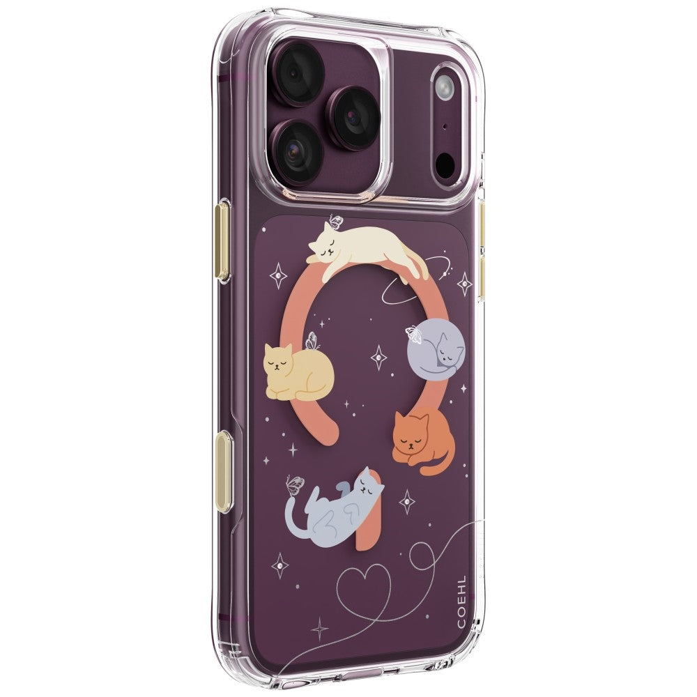Uniq Coehl Elysie magnetinis įkrovimo dėklas iPhone 18 Pro Max / 17 Pro Max - Daugiabalangas -- iPhone 18 Pro Max /...