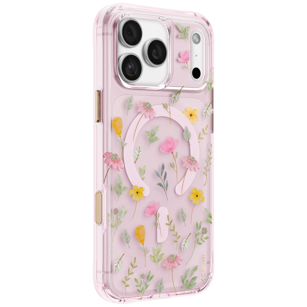 Uniq Coehl Evie magnetinis įkrovimo dėklas iPhone 18 Pro Max / 17 Pro Max - Rožinė -- iPhone 18 Pro Max / iPhone 17 Pro Max