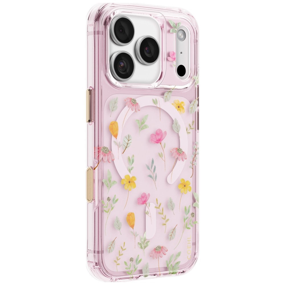 Uniq Coehl Evie magnetinis įkrovimo dėklas iPhone 18 Pro / 17 Pro - Rožinė -- iPhone 18 Pro / iPhone 17 Pro