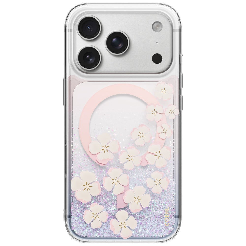Uniq Coehl Isla magnetinio krovimo dėklas iPhone 18 Pro / 17 Pro - Rožinis -- iPhone 18 Pro / iPhone 17 Pro