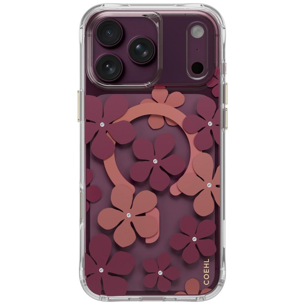 Uniq Coehl Mila magnetinio krovimo dėklas iPhone 18 Pro Max / 17 Pro Max - Bordo -- iPhone 18 Pro Max / iPhone 17 Pro Max
