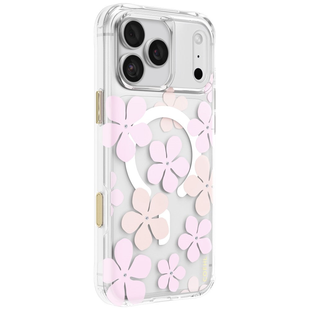 Uniq Coehl Mila magnetinio krovimo dėklas iPhone 18 Pro Max / 17 Pro Max - Rožinis -- iPhone 18 Pro Max / iPhone 17 Pro Max
