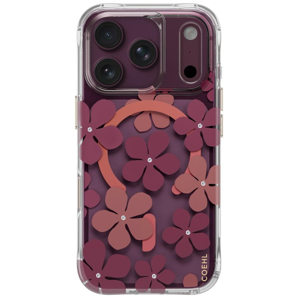Uniq Coehl Mila magnetinio krūvimo dėklas iPhone 18 Pro / 17 Pro - Bordo -- iPhone 18 Pro / iPhone 17 Pro