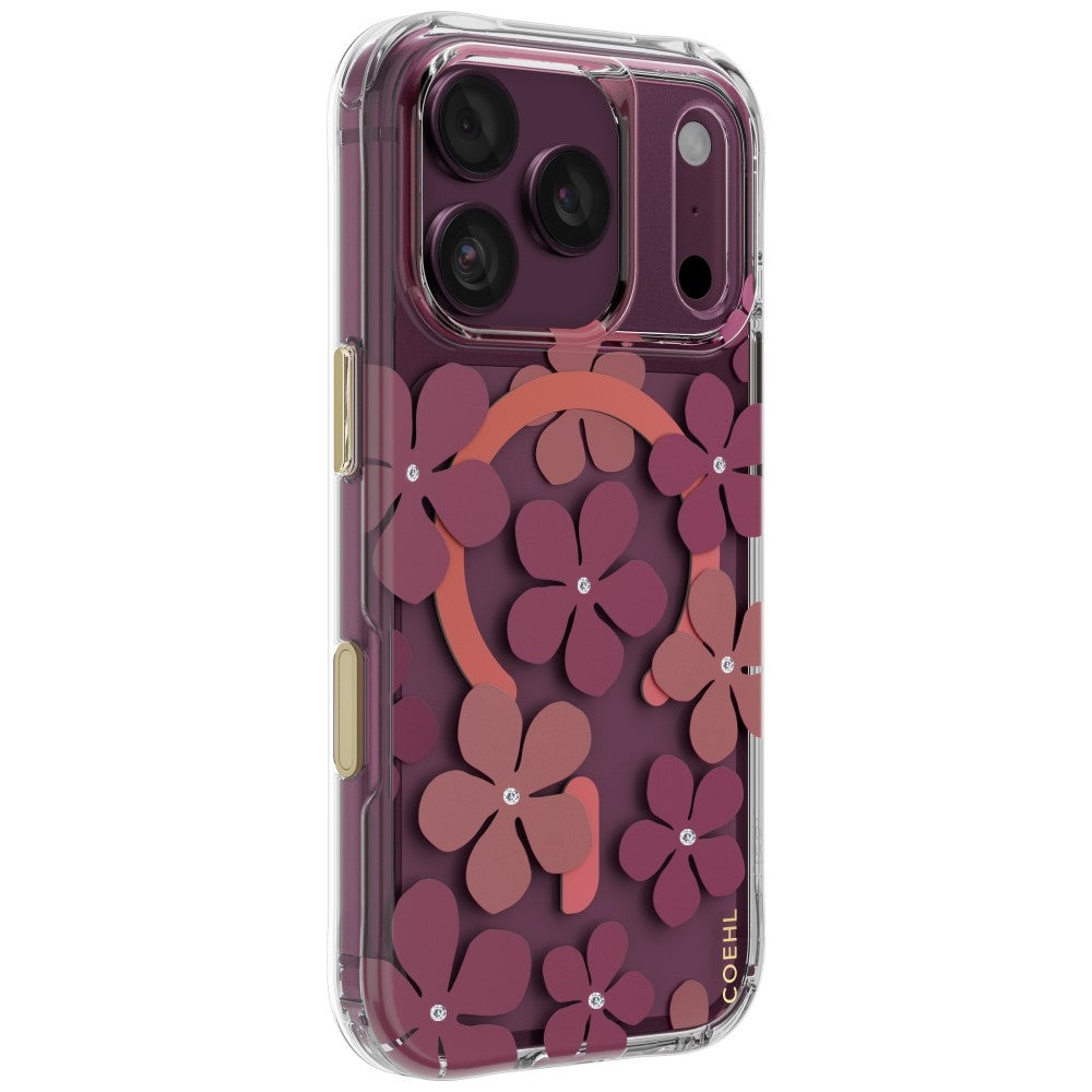 Uniq Coehl Mila magnetinio krūvimo dėklas iPhone 18 Pro / 17 Pro - Bordo -- iPhone 18 Pro / iPhone 17 Pro