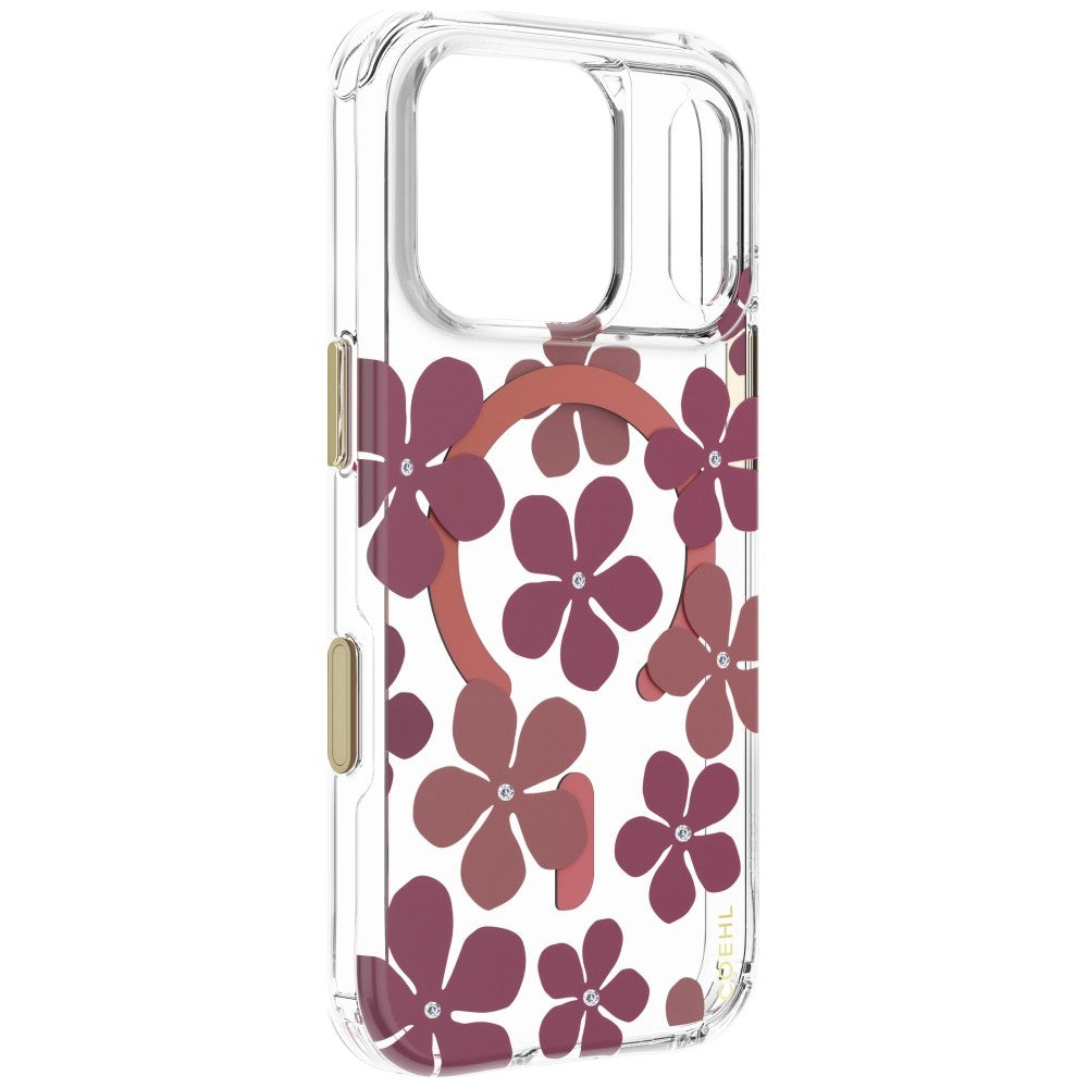 Uniq Coehl Mila magnetinio krūvimo dėklas iPhone 18 Pro / 17 Pro - Bordo -- iPhone 18 Pro / iPhone 17 Pro