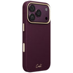 Uniq Coehl Mirelle magnetinio krūvimo dėklas iPhone 18 Pro / 17 Pro - Bordo -- iPhone 18 Pro / iPhone 17 Pro