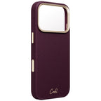 Uniq Coehl Mirelle magnetinio krūvimo dėklas iPhone 18 Pro / 17 Pro - Bordo -- iPhone 18 Pro / iPhone 17 Pro