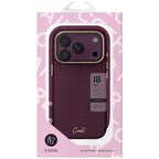 Uniq Coehl Mirelle magnetinio krūvimo dėklas iPhone 18 Pro / 17 Pro - Bordo -- iPhone 18 Pro / iPhone 17 Pro