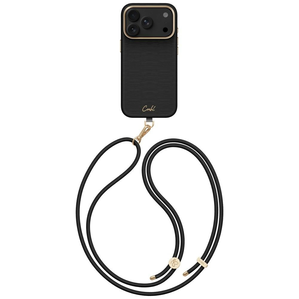 Uniq Coehl Mirelle magnetinio krūvimo dėklas iPhone 18 Pro / 17 Pro - Juoda -- iPhone 18 Pro / iPhone 17 Pro