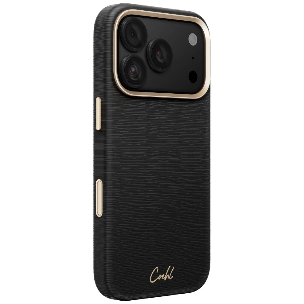Uniq Coehl Mirelle magnetinio krūvimo dėklas iPhone 18 Pro / 17 Pro - Juoda -- iPhone 18 Pro / iPhone 17 Pro