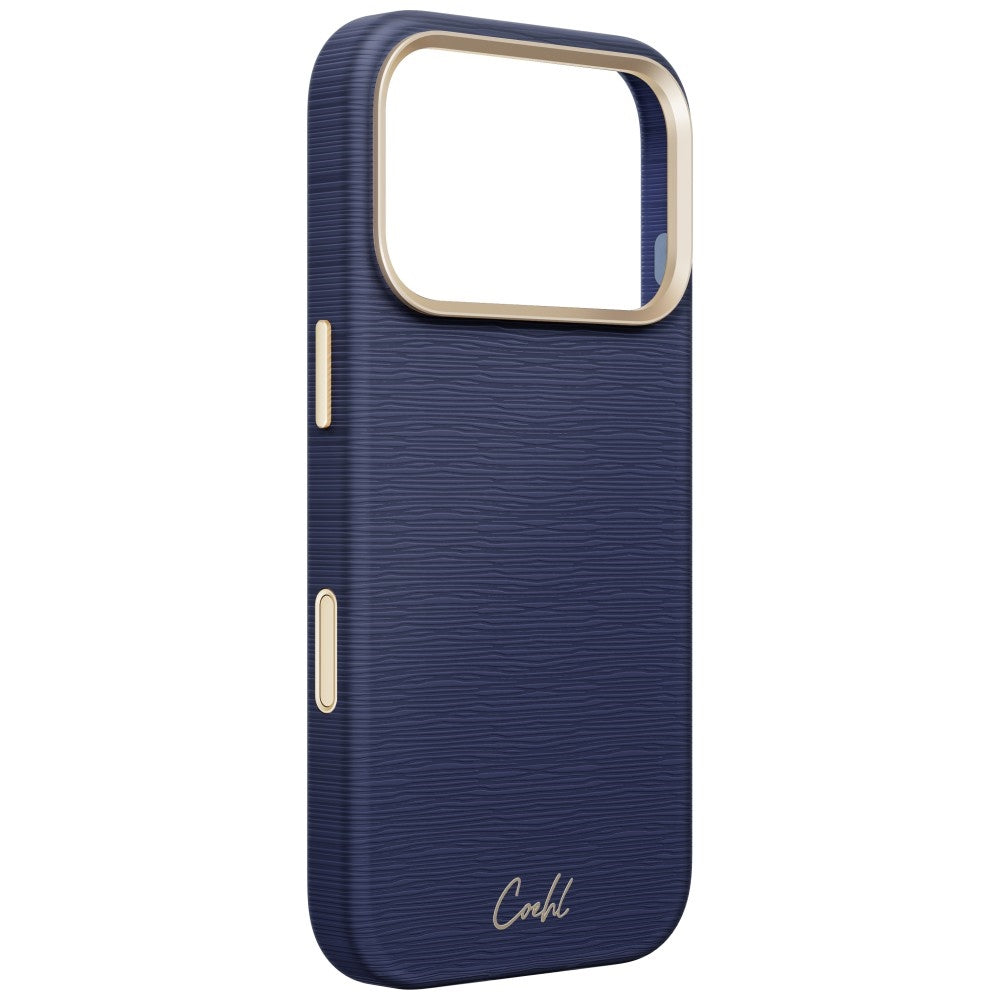Uniq Coehl Mirelle Magnetic Charging dėklas skirtas iPhone 18 Pro / 17 Pro - mėlyna -- iPhone 18 Pro / iPhone 17 Pro