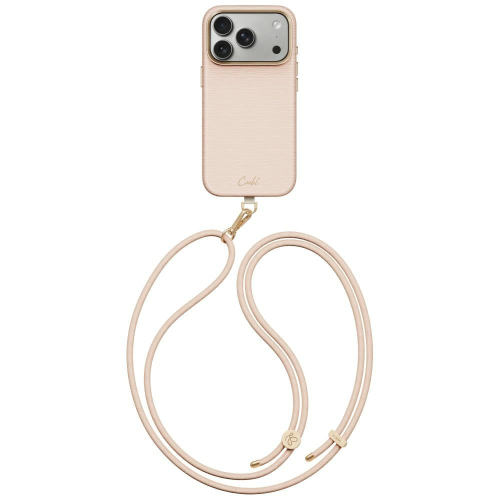 Uniq Coehl Mirelle Magnetic Charging dėklas skirtas iPhone 18 Pro / 17 Pro - Rožinė -- iPhone 18 Pro / iPhone 17 Pro