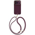 Uniq Coehl Mirelle Magnetic Charging dėklas skirtas iPhone 18 Pro Max / 17 Pro Max - Klaret -- iPhone 18 Pro Max / iPhone...