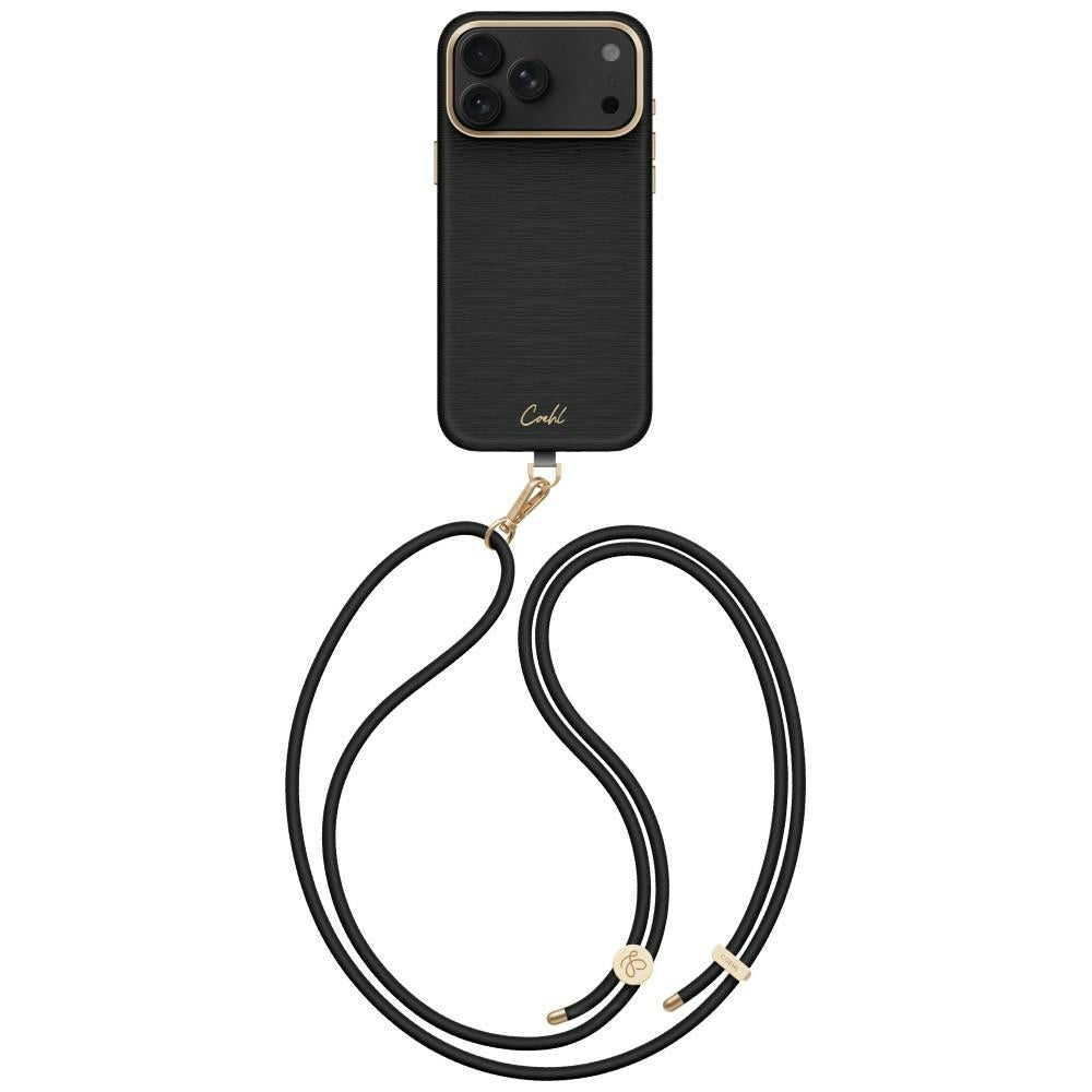 Uniq Coehl Mirelle Magnetic Charging dėklas skirtas iPhone 18 Pro Max / 17 Pro Max - Juoda -- iPhone 18 Pro Max / iPhone...