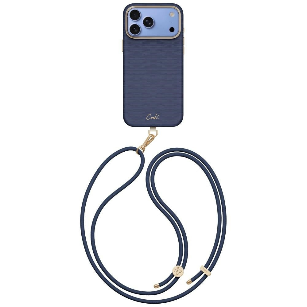 Uniq Coehl Mirelle Magnetic Charging dėklas skirtas iPhone 18 Pro Max / 17 Pro Max - Mėlyna -- iPhone 18 Pro Max / iPhone...