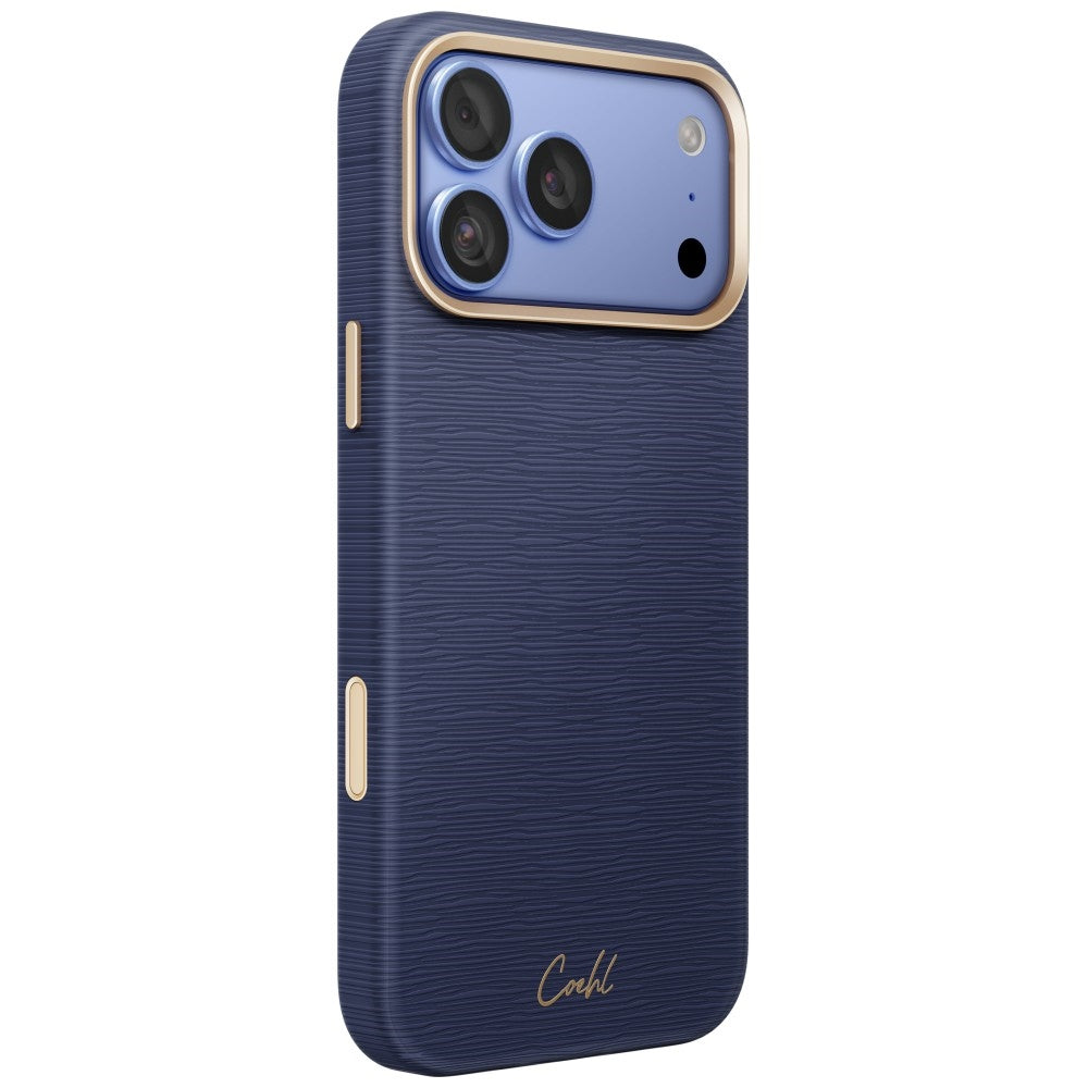Uniq Coehl Mirelle Magnetic Charging dėklas skirtas iPhone 18 Pro Max / 17 Pro Max - Mėlyna -- iPhone 18 Pro Max / iPhone...