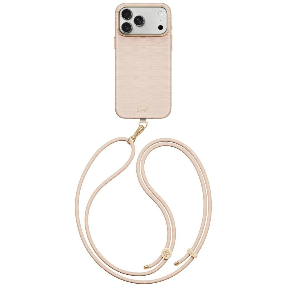 Uniq Coehl Mirelle Magnetic Charging dėklas skirtas iPhone 18 Pro Max / 17 Pro Max - Pink -- iPhone 18 Pro Max / iPhone...