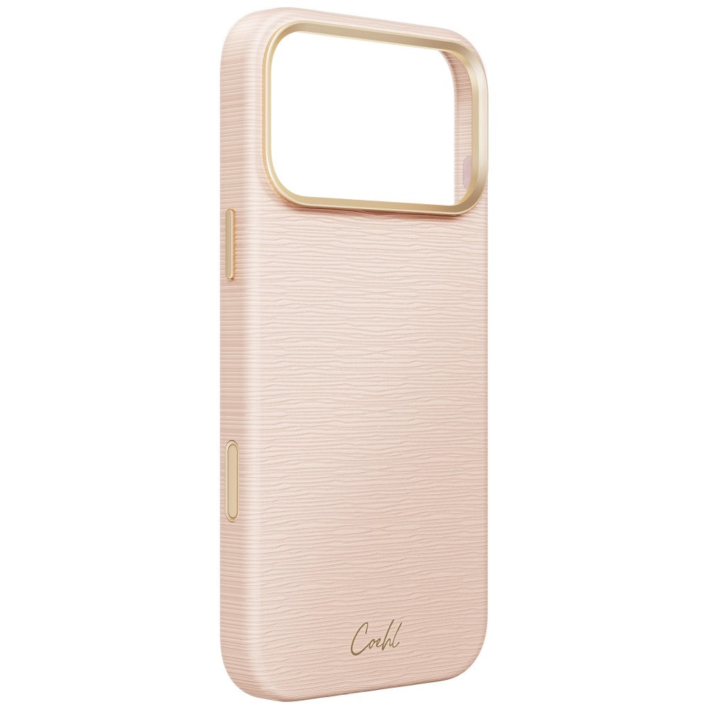 Uniq Coehl Mirelle Magnetic Charging dėklas skirtas iPhone 18 Pro Max / 17 Pro Max - Pink -- iPhone 18 Pro Max / iPhone...