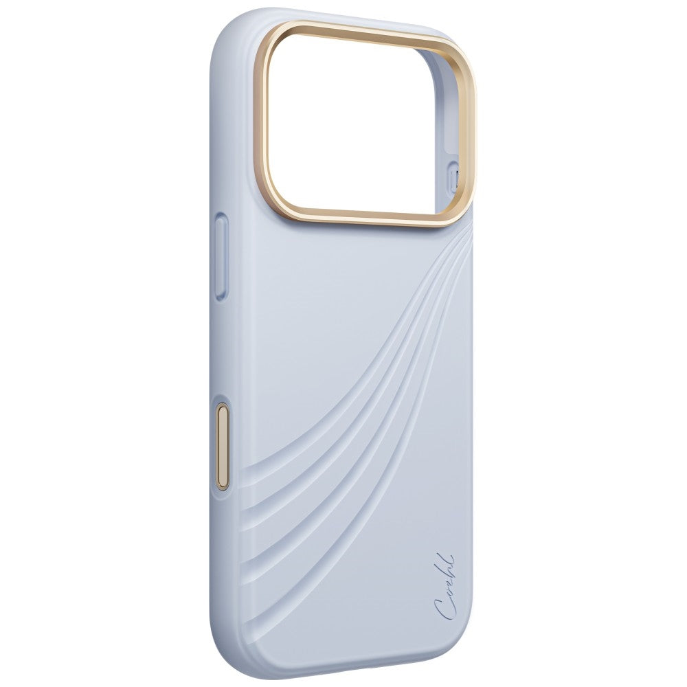 Uniq Coehl Serina Magnetic Charging dėklas skirtas iPhone 18 Pro / 17 Pro - Blue -- iPhone 18 Pro / iPhone 17 Pro