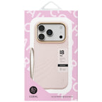 Uniq Coehl Serina Magnetic Charging dėklas skirtas iPhone 18 Pro / 17 Pro - Pink -- iPhone 18 Pro / iPhone 17 Pro