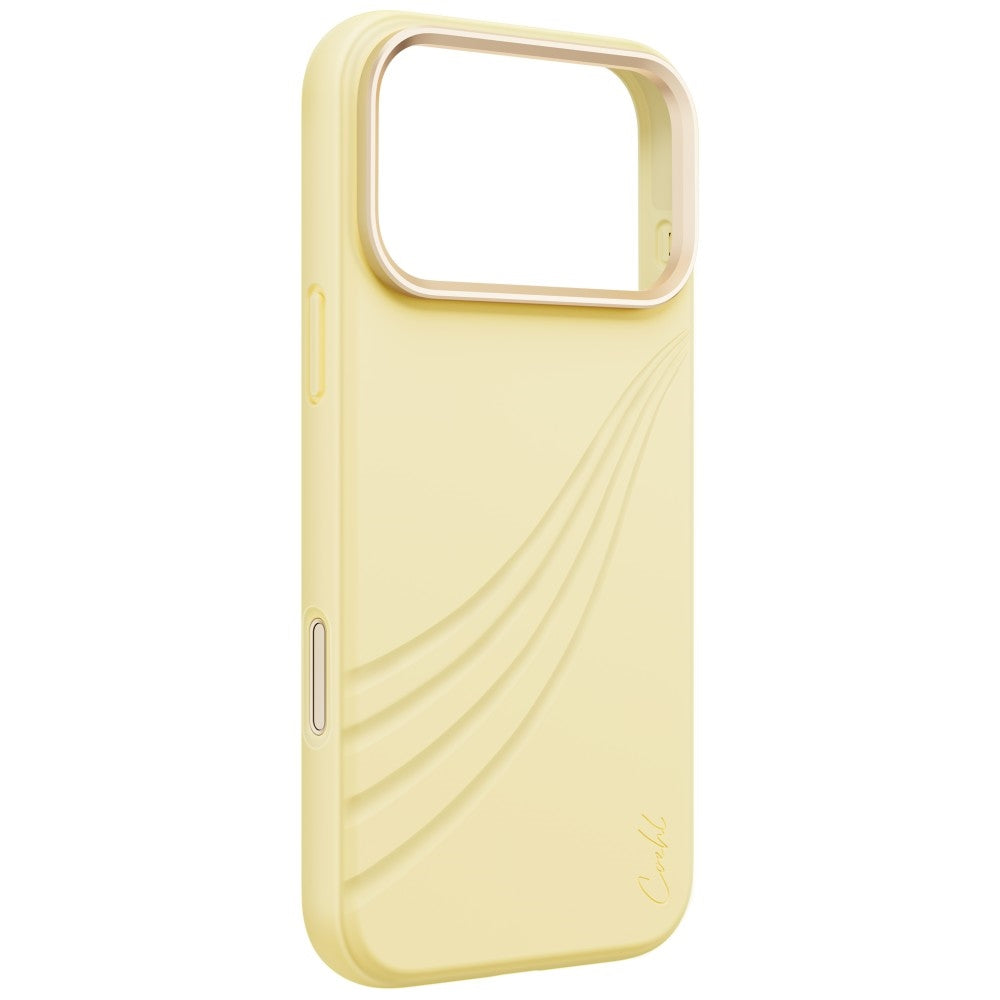 Uniq Coehl Serina Magnetic Charging dėklas skirtas iPhone 18 Pro Max / 17 Pro Max - Geltona -- iPhone 18 Pro Max / iPhone...
