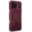 Uniq Coehl Vela Magnetic Charging dėklas skirtas iPhone 18 Pro Max / 17 Pro Max - Burgundo -- iPhone 18 Pro Max / iPhone...