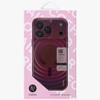 Uniq Coehl Vela Magnetic Charging dėklas skirtas iPhone 18 Pro Max / 17 Pro Max - Burgundo -- iPhone 18 Pro Max / iPhone...