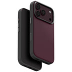 Uniq Lyden DS Magclick krovimo dėklas skirtas iPhone 18 Pro / 17 Pro - Burgundija -- iPhone 18 Pro / iPhone 17 Pro
