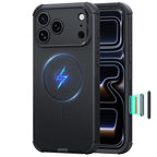 ESR Cyber Tough MagSafe dėklas iPhone 18 Pro / 17 Pro - juoda -- iPhone 18 Pro / iPhone 17 Pro