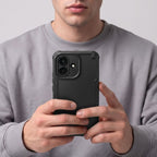 Tech-Protect Rugged Shield dėklas Xiaomi Redmi Note 17 Pro 5G - matinis juodas -- Xiaomi Redmi Note 17 Pro 5G