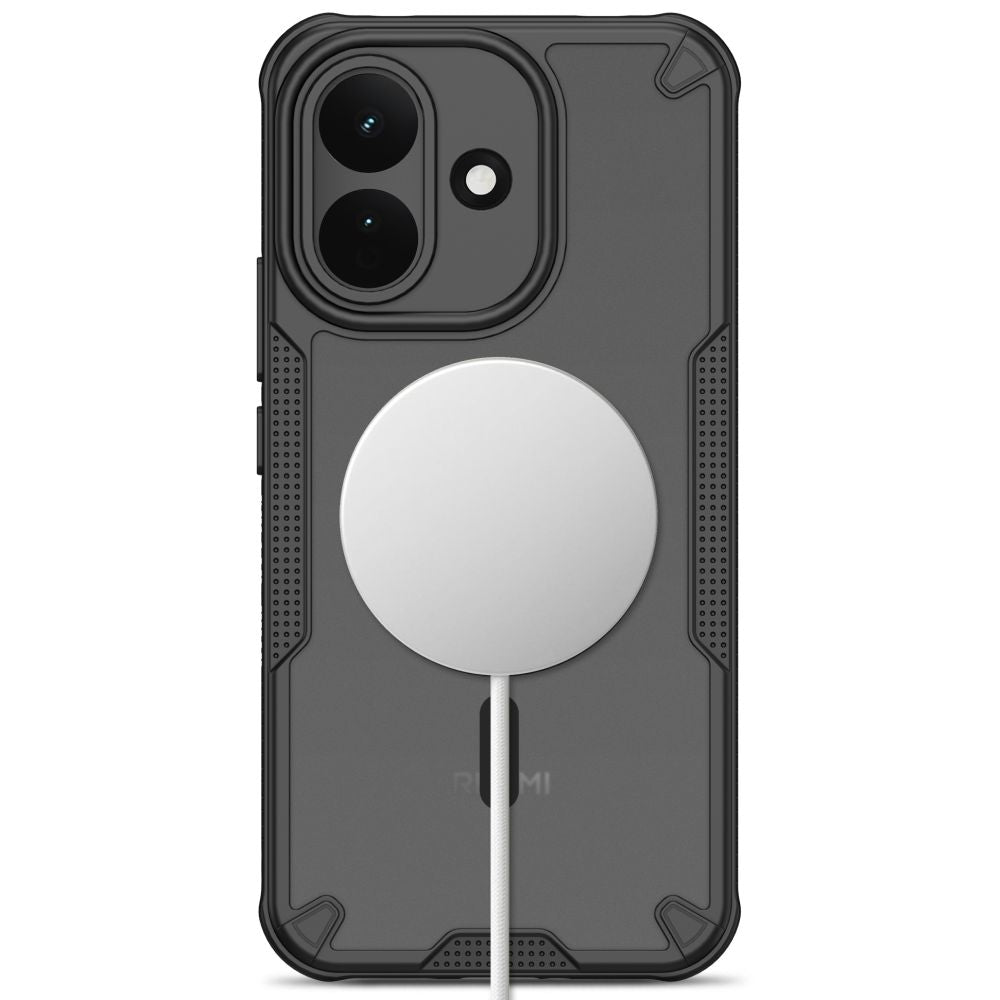 Tech-Protect Rugged Shield MagSafe dėklas Xiaomi Redmi Note 17 Pro 5G - matinis juodas -- Xiaomi Redmi Note 17 Pro 5G