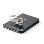Spigen Optik Pro Glas.tR EZ Fit 2 pakuotės grūdintas stiklas fotoaparato ekrano apsaugiklis skirtas Apple iPhone Duo -...