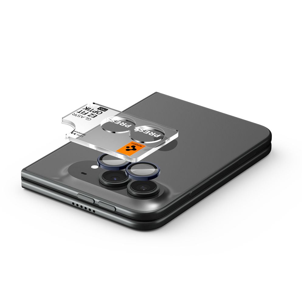 Spigen Optik Pro Glas.tR EZ Fit 2 pakuotės grūdintas stiklas fotoaparato ekrano apsaugiklis skirtas Apple iPhone Duo -...