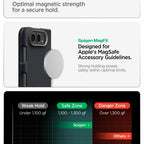 Dėklas Spigen Nano Pop MagSafe, skirtas iPhone Duo - juodas ir pilkas -- iPhone