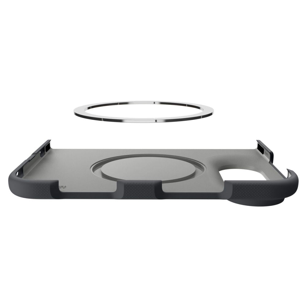 Dėklas Spigen Nano Pop MagSafe, skirtas iPhone Duo - juodas ir pilkas -- iPhone