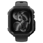 Dėklas Spigen Rugged Armor laikrodžiui Apple Watch 42mm - matinė juoda -- Apple Watch 42mm