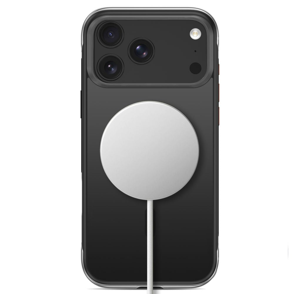 Dėklas Tech-Protect MagAir MagSafe CC telefonui iPhone 18 Pro / 17 Pro - matinė juoda -- iPhone 18 Pro / iPhone 17 Pro