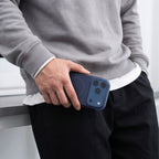 Dėklas Tech-Protect MagAir MagSafe CC telefonui iPhone 18 Pro / 17 Pro - matinė tamsiai mėlyna -- iPhone 18 Pro / iPhone...
