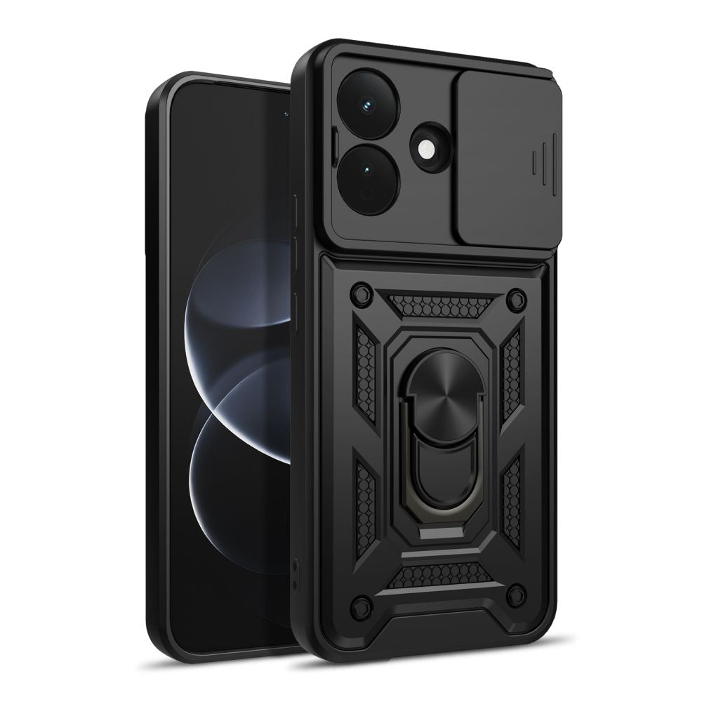 Dėklas Tech-Protect CamShield Pro telefonui Xiaomi Redmi Note 17 Pro 5G - juoda -- Xiaomi Redmi Note 17 Pro 5G