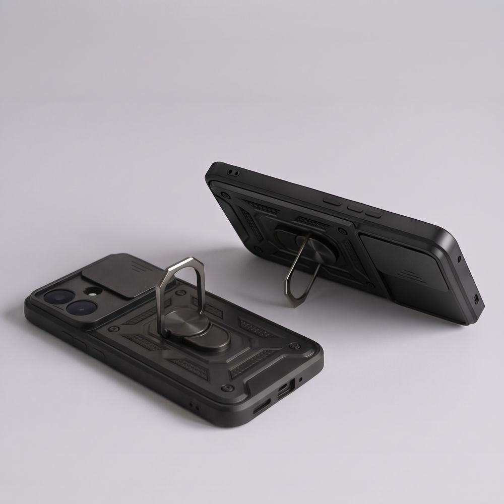 Dėklas Tech-Protect CamShield Pro telefonui Xiaomi Redmi Note 17 Pro 5G - juoda -- Xiaomi Redmi Note 17 Pro 5G